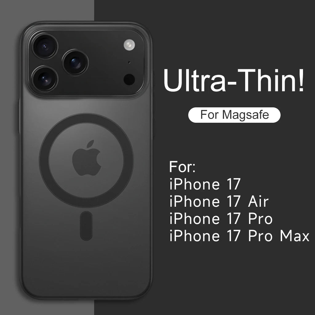 iPhone 17 Ultra Thin Clear Matte Case