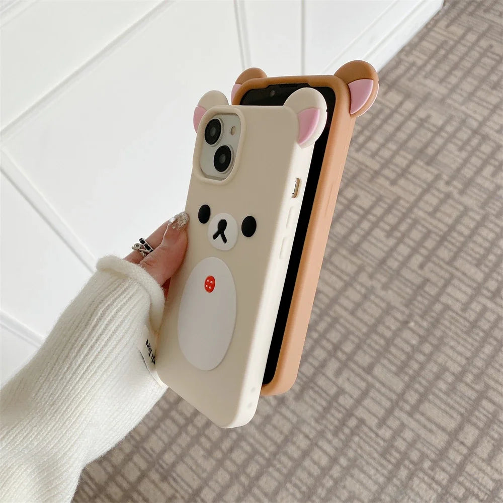 iPhone Cute 3D Bear Ears Big