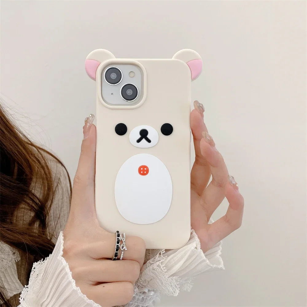 iPhone Cute 3D Bear Ears Big