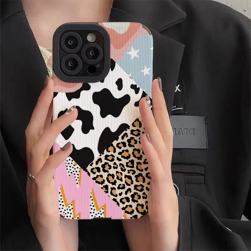 iPhone Cow Leopard Case