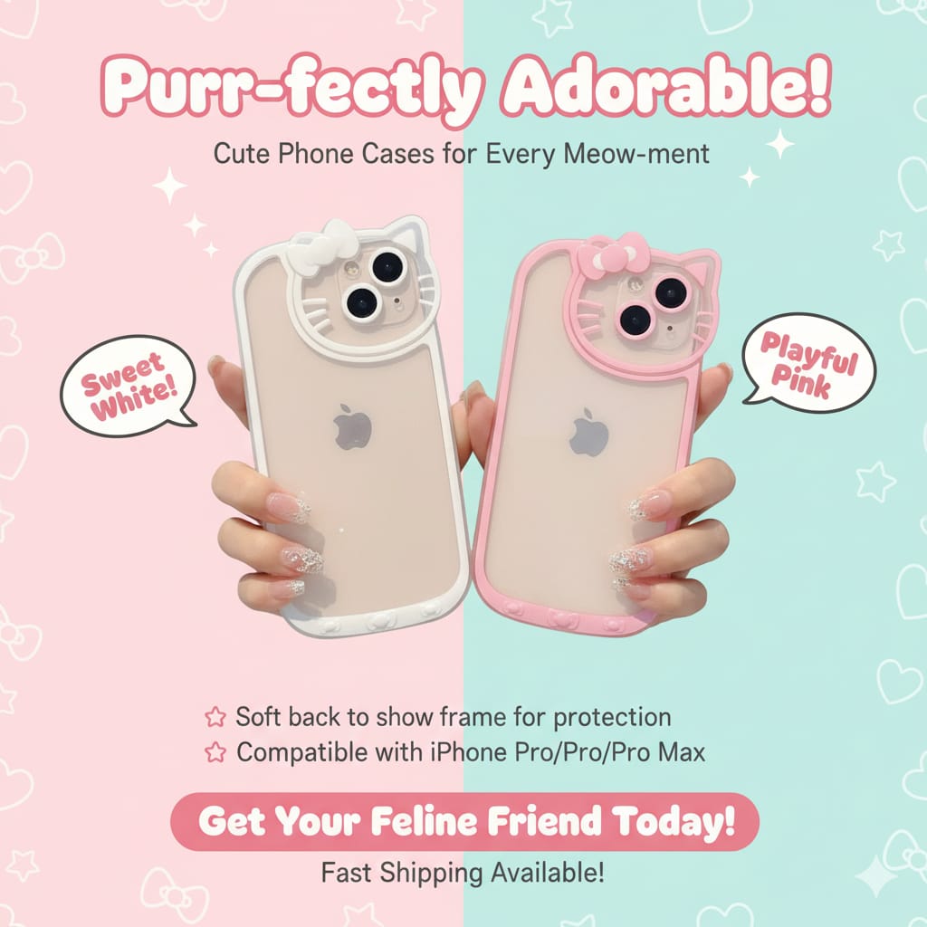 iPhone Cute Hello Kitty Case