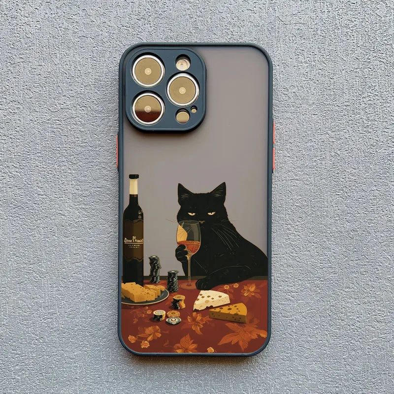 iPhone Funny Daily Live Cat Case