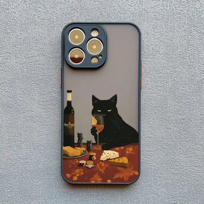 iPhone Funny Daily Live Cat Case