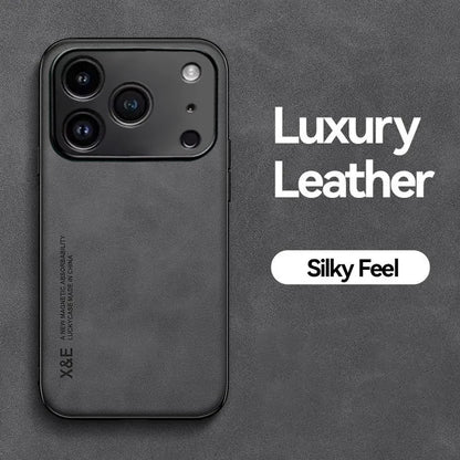 iPhone Leather Case Black