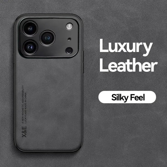 iPhone Leather Case Black