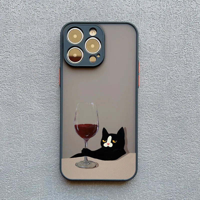 iPhone Funny Daily Live Cat Case