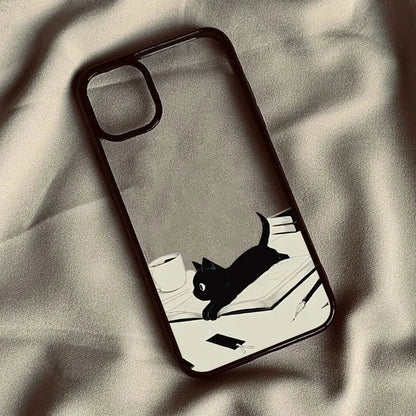 iPhone Curious Cat Case