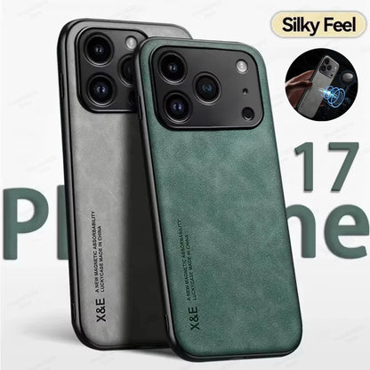 iPhone Leather Case Green