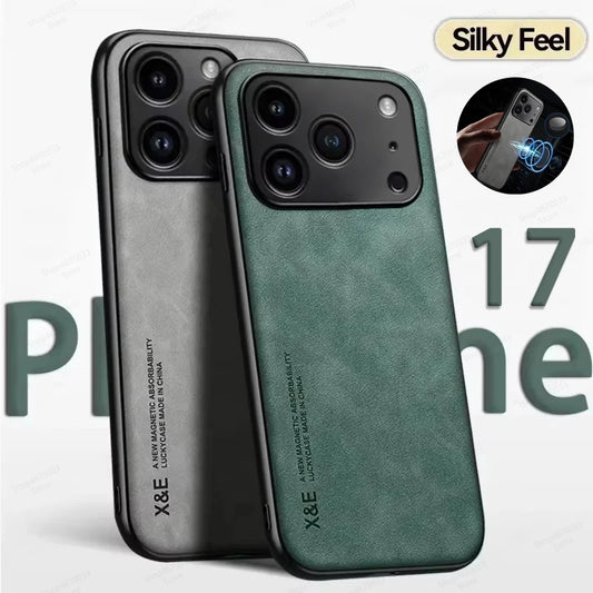 iPhone Leather Case Green