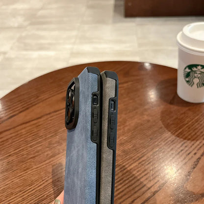 iPhone Matte Leather Case