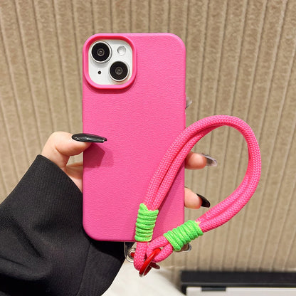 iPhone Leather Strap Case