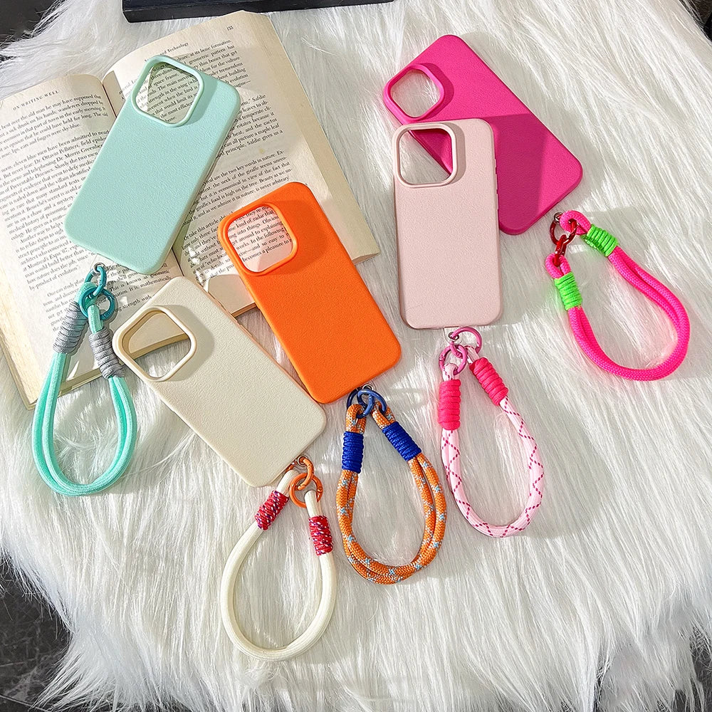 iPhone Leather Strap Case