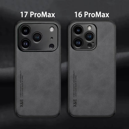 iPhone Leather Case Navy Blue