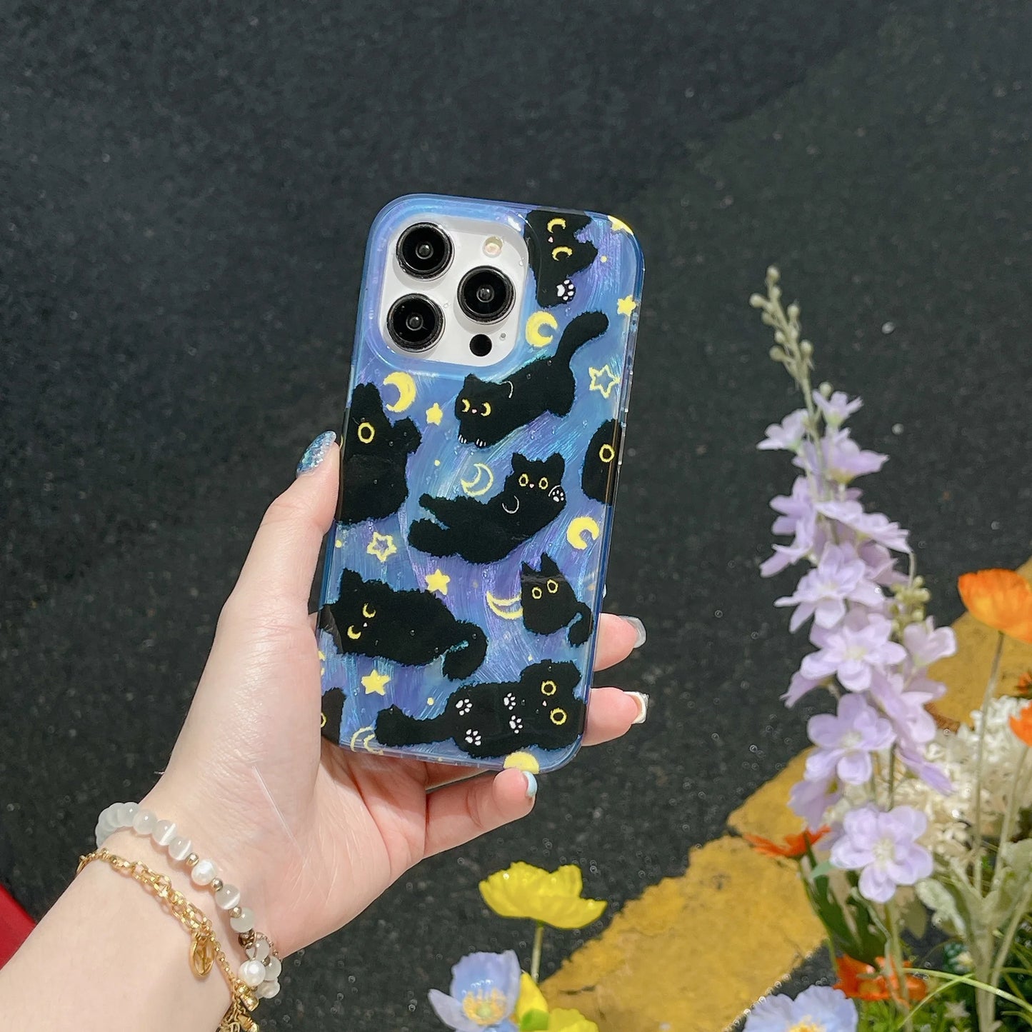 iPhone Cat in Space Case