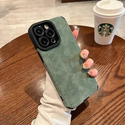 iPhone Matte Leather Case