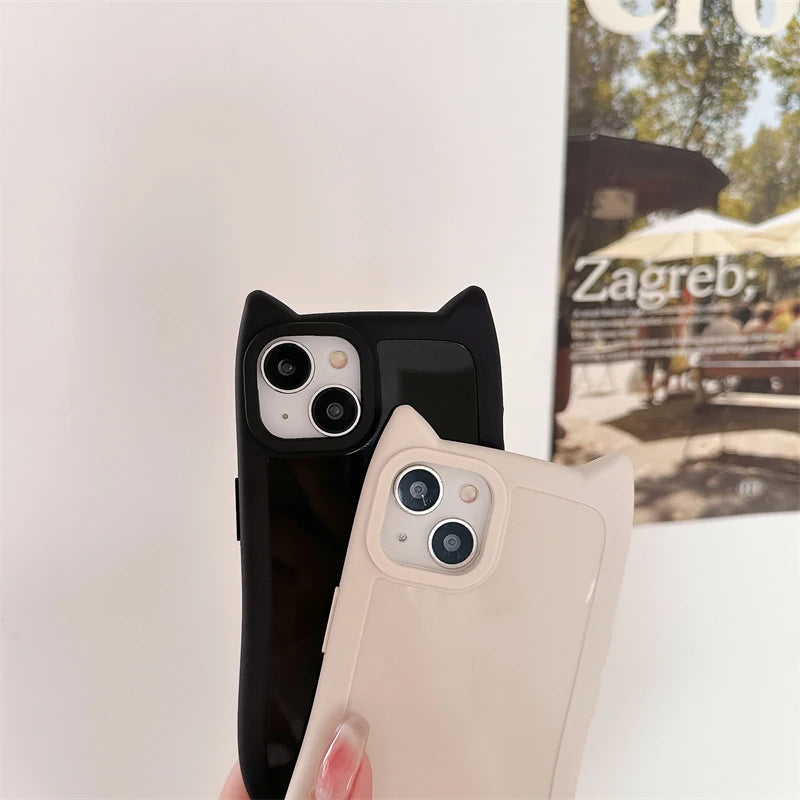 iPhone Cute 3D Kitten Ear Case