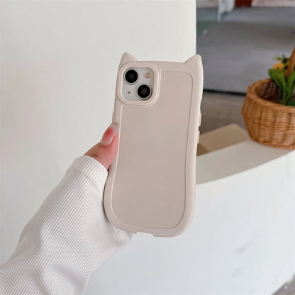 iPhone Cute 3D Kitten Ear Case