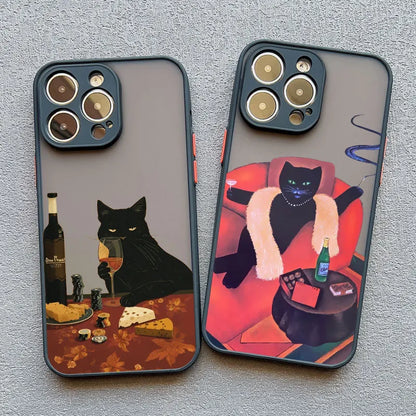 iPhone Funny Daily Live Cat Case