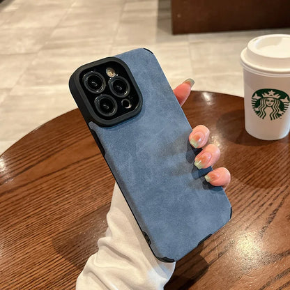 iPhone Matte Leather Case