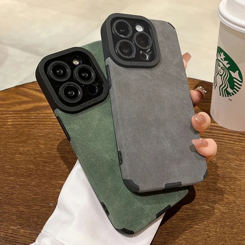 iPhone Matte Leather Case