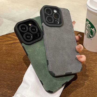 iPhone Matte Leather Case