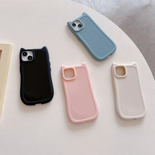 iPhone Cute 3D Kitten Ear Case