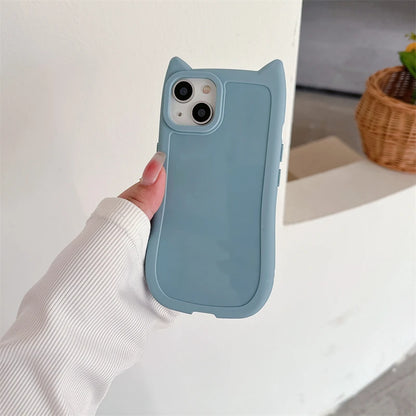 iPhone Cute 3D Kitten Ear Case