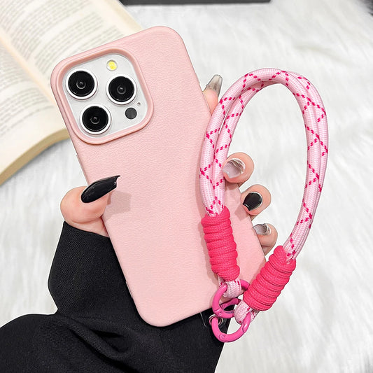 iPhone Leather Strap Case