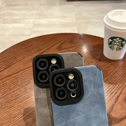 iPhone Matte Leather Case