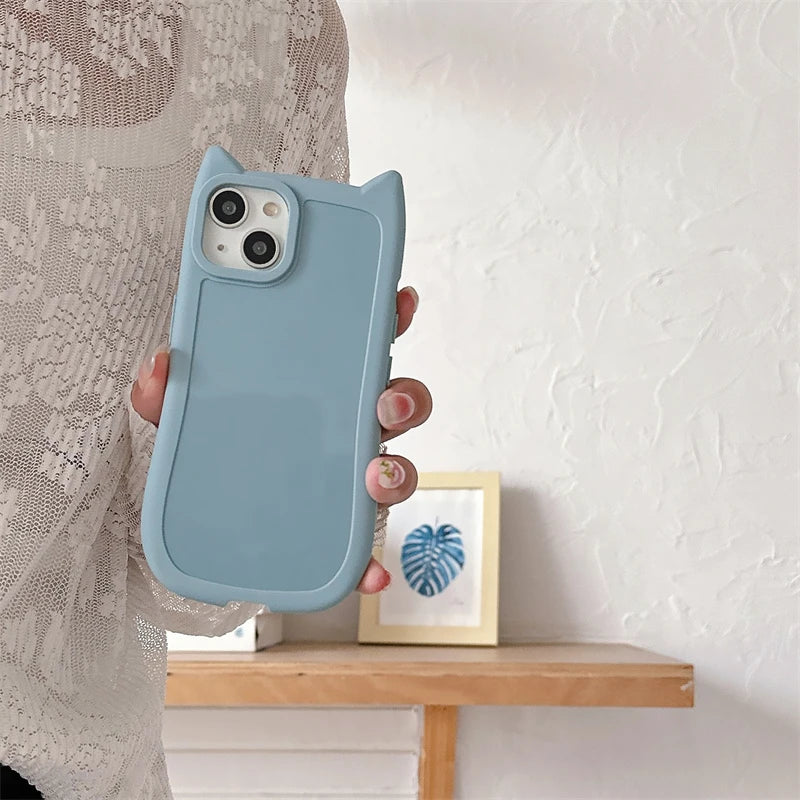 iPhone Cute 3D Kitten Ear Case