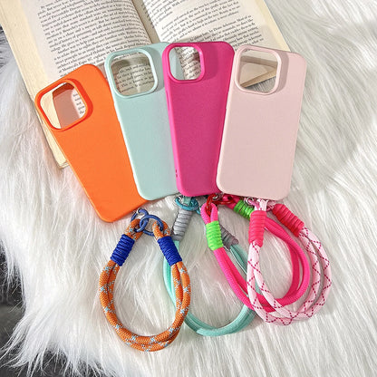 iPhone Leather Strap Case